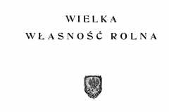 1 Wielka Własność Rolna - okładka